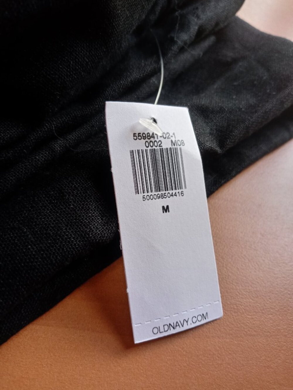 NWT OLD NAVY taylor wide leg trouser pants linen blend (M) - Picture 10 of 11